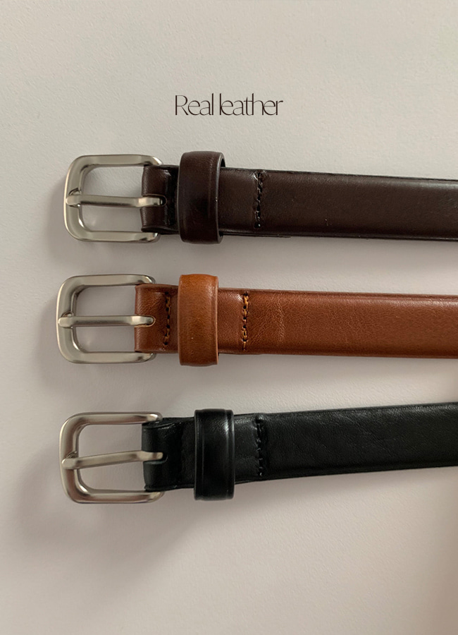 [MADE/당일발송] Momo classic belt (3color)
