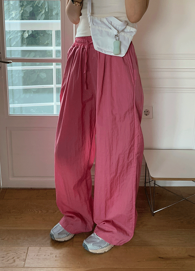 Ounce nylon banding pants (5color)